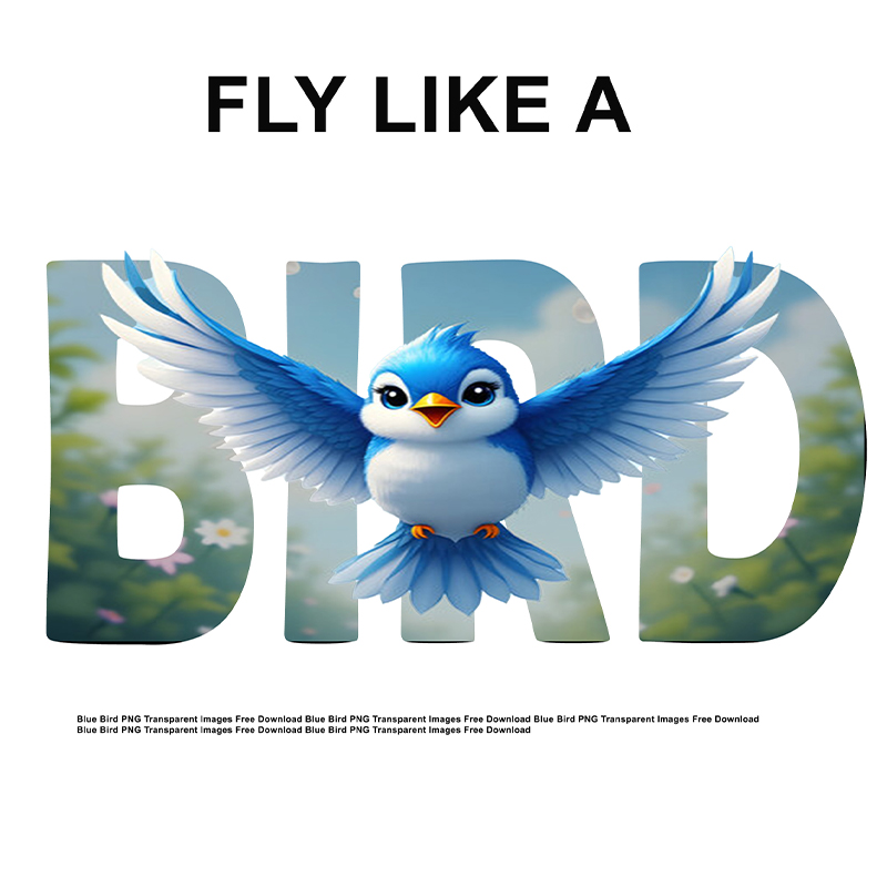 Typography Bird Poster Design in Photoshop