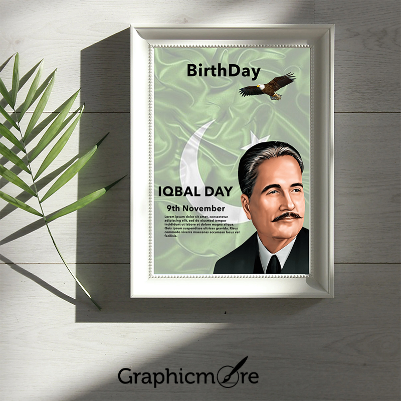 Allama iqbal day PSD High Quality Free PSD Templates for Download