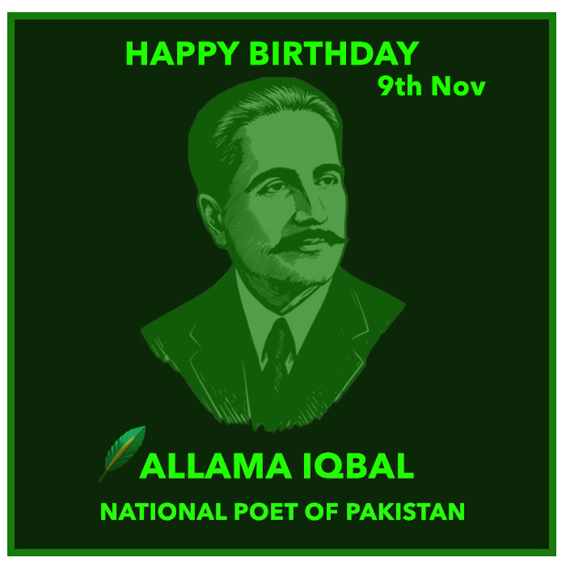 Iqbal Day Vector Art Icons and Graphics