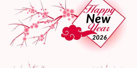 2026 Happy New Year Background Design