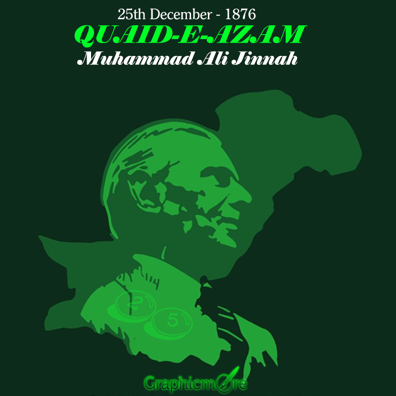 25 december quaid e azam day post design
