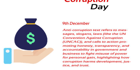 Anti Corruption Poster free download in the vector format