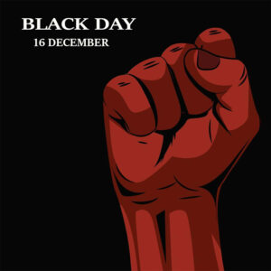 Black Day 16 December Peshawar Attack Stock Vector