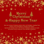 Creative Christmas Poster Template Design