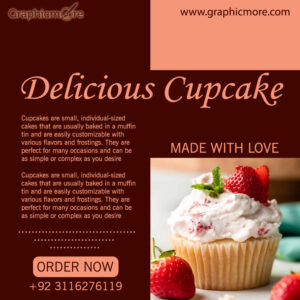 Cupcake Poster Template
