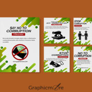 Design Banner International Anti corruption Day 9 December