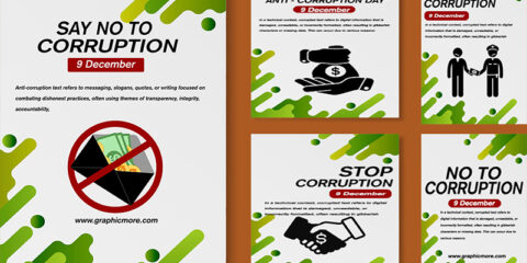 Design Banner International Anti corruption Day 9 December