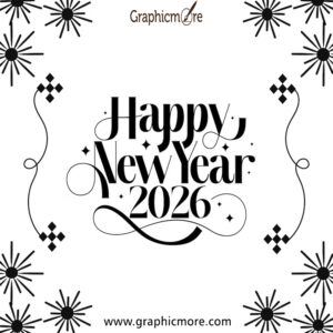 Happy New Year 2026 Banner Graphics