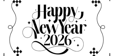Happy New Year 2026 Banner Graphics