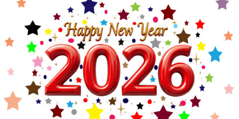 Happy New Year 2026 Happy New Year New Year 2026 Colorful Celebration PNG Transparent Image