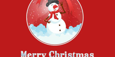 Merry Christmas Poster Template in PSD
