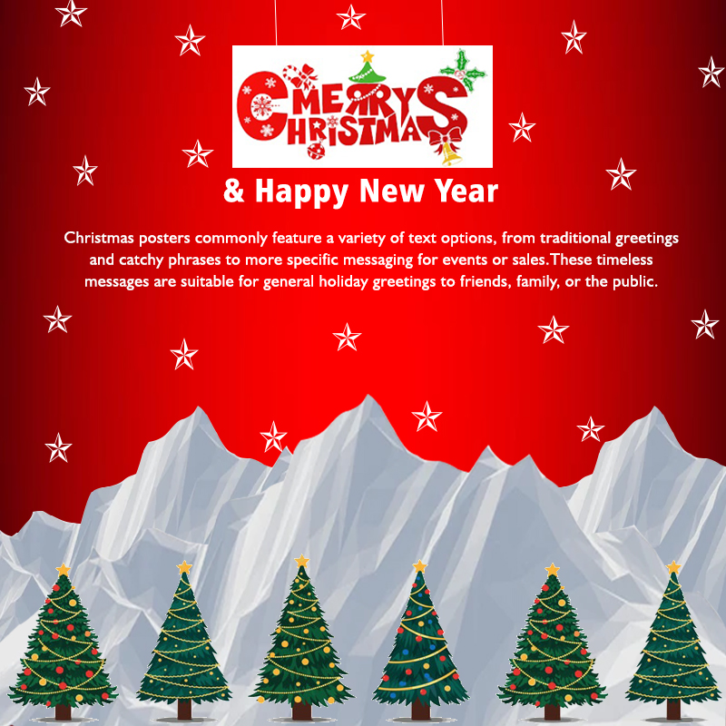 Merry Christmas Poster Template in PSD