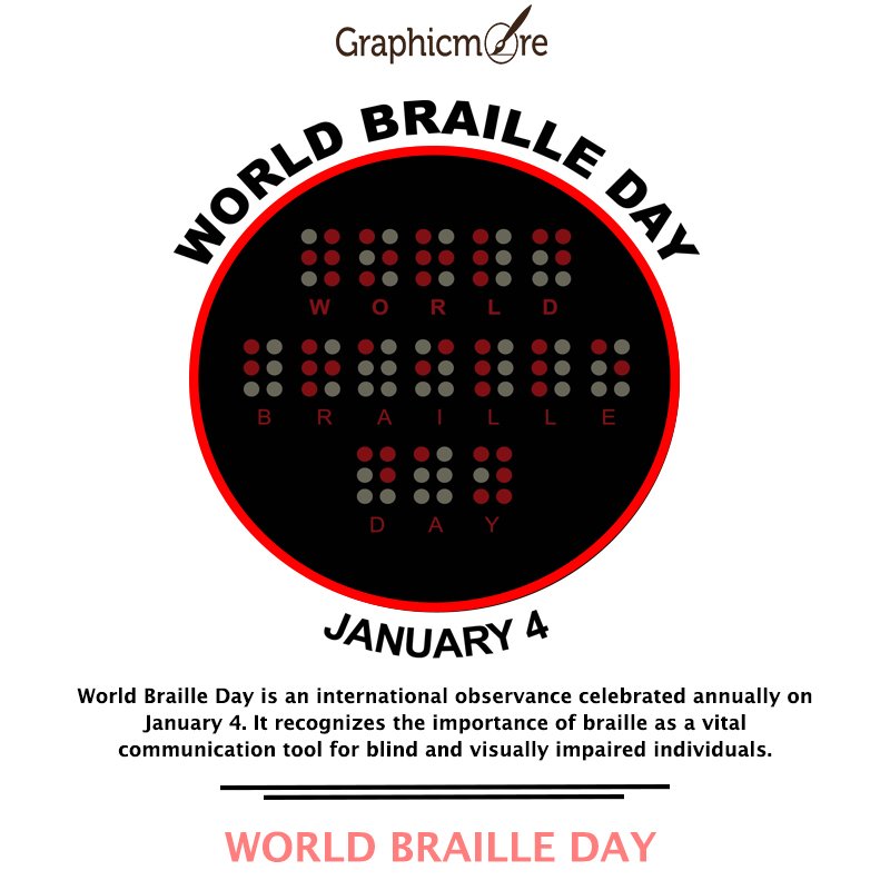 World Braille Day Poster Templates
