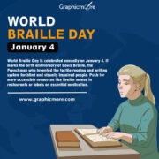 World Braille Day on 4th of January