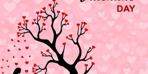 14th February Happy Valentines Day Greeting card free download in the vector