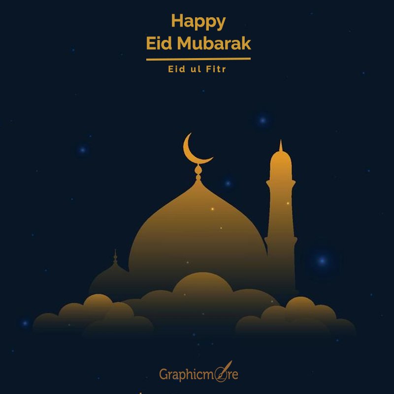 Eid mubarak poster template Images Free Download