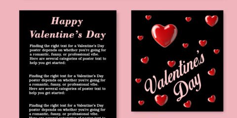 Valentine poster Images Free Download