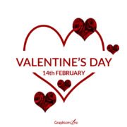 happy valentines day love hearts