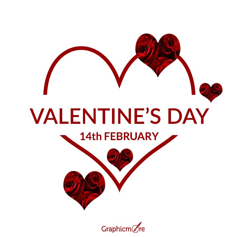 happy valentines day love hearts