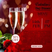 valentine poster Template