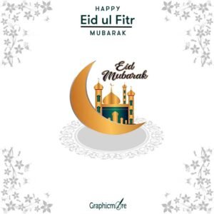 Eid Mubarak Greeting Banner Template free download