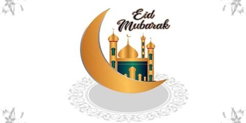 Eid Mubarak Greeting Banner Template free download