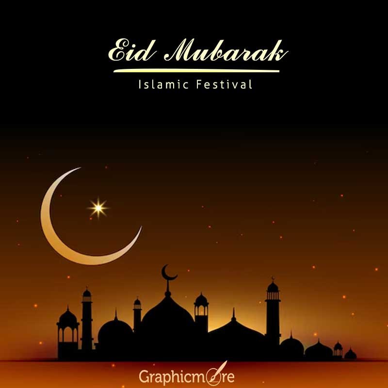 Happy eid mubarak poster Images Free Download