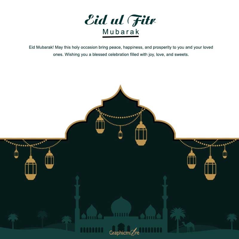 Latest Eid al Fitr Wishes Card