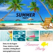 Summer party poster Images Free Download
