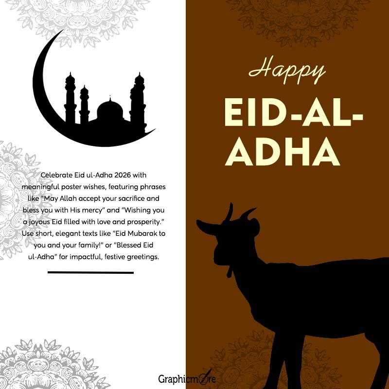 Eid Ul Adha Templates PSD Design For Free Download