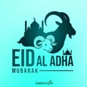 Eid al adha mubarak Template