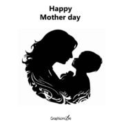 Happy mother days poster Template