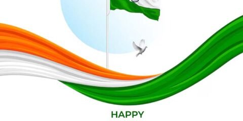 15th August Happy India independence day banner vector download
