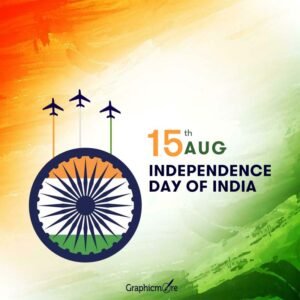 Happy independence of India day banner free download in vector format